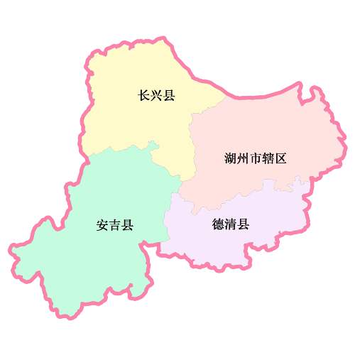 浙江湖州地图全图