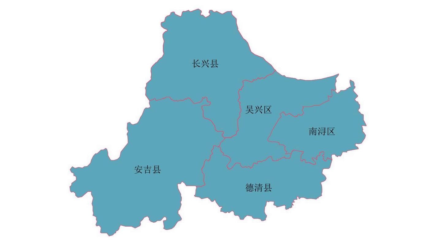 浙江湖州地图高清版大图
