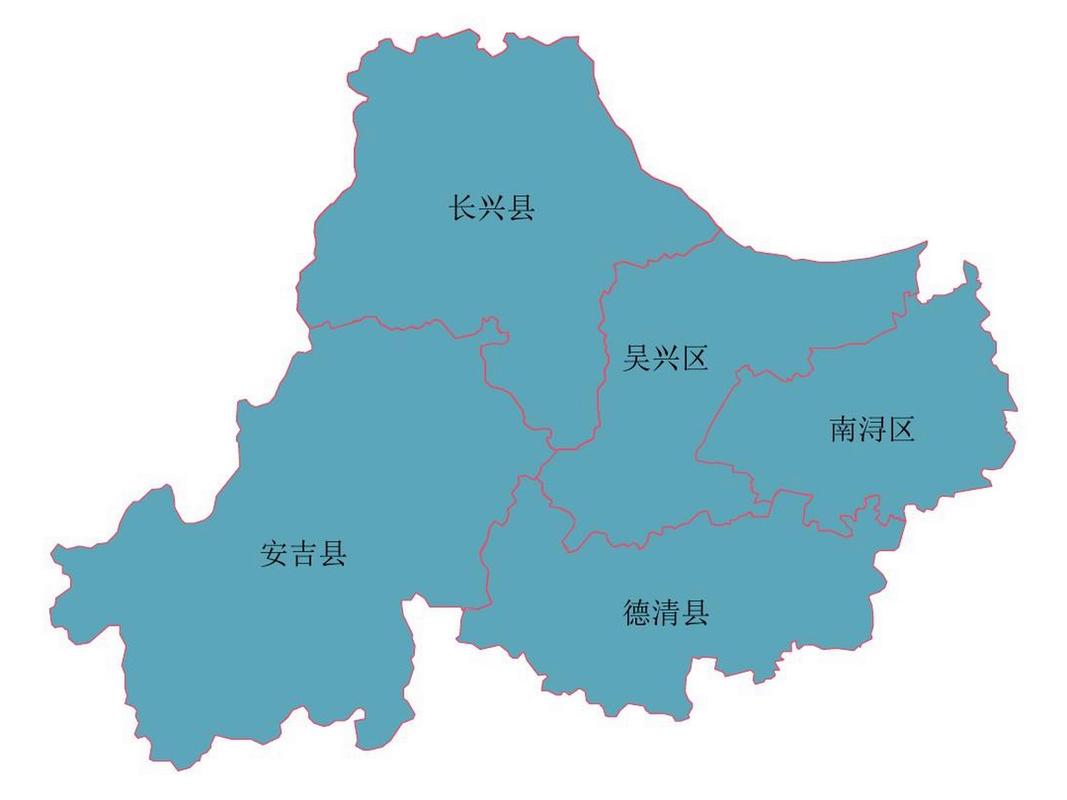 浙江湖州地图高清版